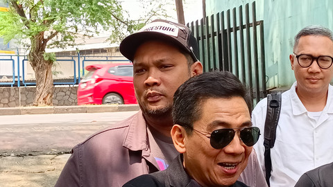 Virgoun memenuhi panggilan klarifikasi di Komnas PA. Foto: Aprilandika Pratama/kumparan