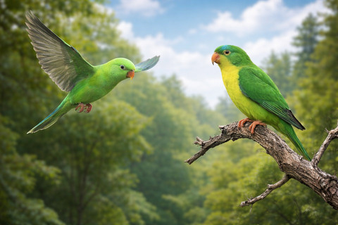 Burung endemik, langka, misterius, dan hampir tak terdokumentasi secara memadai dalam literatur populer Indonesia. Foto: ChatGPT