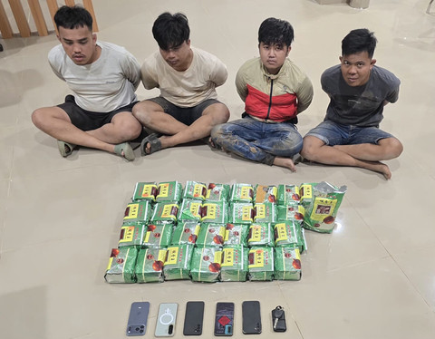 Kurir sabu 30 kilogram ditangkap Dittipidnarkoba Bareskrim Polri. Dok. Istimewa