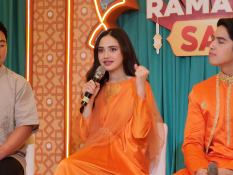 Syifa Hadju saat acara temu media Shopee Big Ramadan Sale di kawasan Jakarta Selatan, Rabu (11/2/2026). Foto: Salsha Okta Fairuz/kumparan