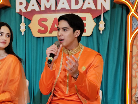 El Rumi saat acara temu media Shopee Big Ramadan Sale di kawasan Jakarta Selatan, Rabu (11/2/2026). Foto: Salsha Okta Fairuz/kumparan