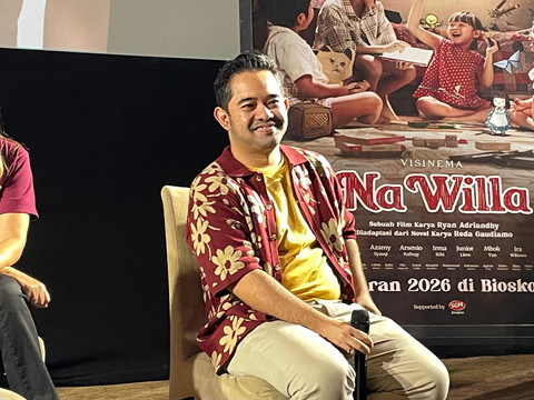 Ryan Adriandhy saat konferensi pers peluncuran trailer dan poster Na Willa di XXI Plaza Senayan, Jakarta Pusat, Kamis (12/2/2026). Foto: Salsha Okta Fairuz/kumparan