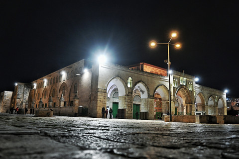 Suasana Masjid Al-Qibli di Komplek Al-Aqsa, kawasan Kota Tua Yerussalem, Kamis (12/2/2026). Foto: ANTARA FOTO/Muhammad Adimaja