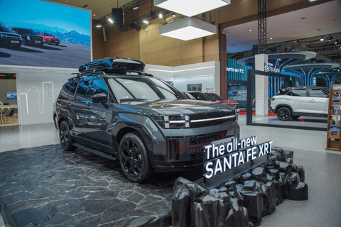 Hyundai SANTA FE XRT tampil di IIMS 2026. Foto: Hyundai