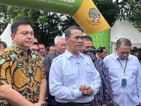 Menteri Pertanian sekaligus Kepala Badan Pangan Nasional Andi Amran Sulaiman di Kantor Kementerian Pertanian, Jumat (13/2). Foto: Ave Airiza Gunanto/kumparan