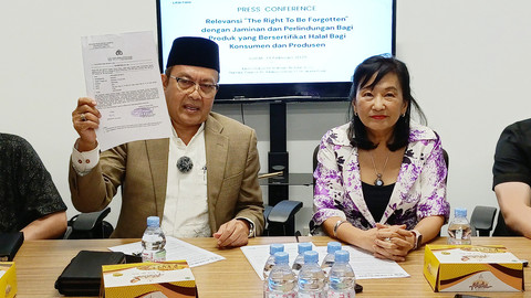 Konferensi pers pihak Clairmont soal laporan terhadap Food Vlogger Code Blue pada Jumat (13/2). Foto: Aprilandika Pratama/kumparan