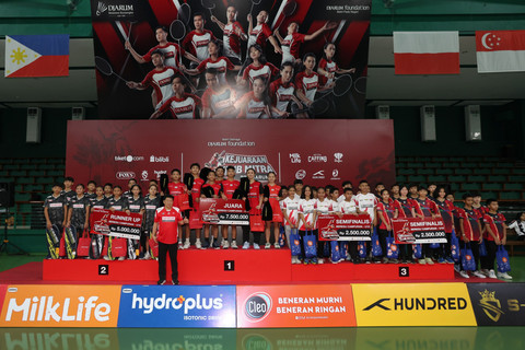 Kejuaraan Klub Mitra PB Djarum 2026 sukses digelar pada 9-14 Februari.  Foto: PB Djarum