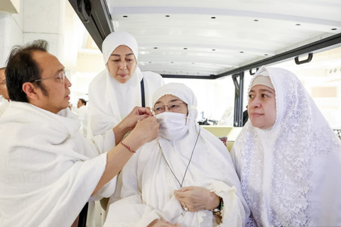 Ketua Umum DPP PDIP sekaligus Presiden ke-5 Indonesia, Megawati Soekarnoputri melaksanakan ibadah umrah bersama keluarga. Foto: Dok. PDIP