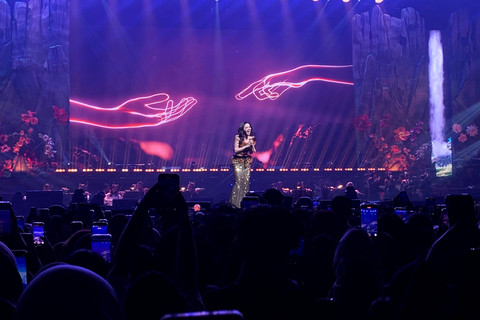 Mahalini sukses menggelar konser Koma Live In Concert yang digelar di Istora Senayan, Sabtu (14/2/2026). Foto: Vincentius Mario/kumparan