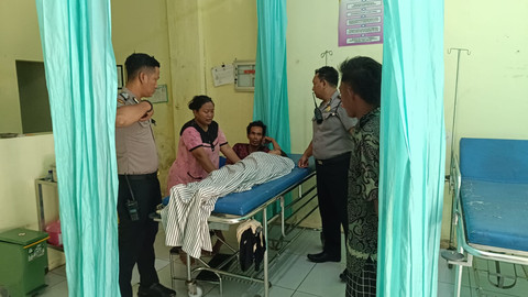 Empat bocah perempuan tenggelam di waduk Desa Menongo, Kecamatan Sukodadi, Kabupaten Lamongan, Selasa (17/2/2026). Foto: Dok. Polres Lamongan