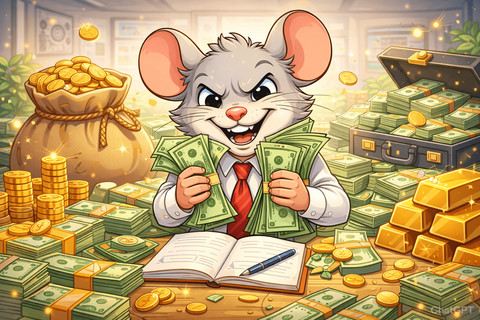 Ilustrasi tikus berdasi. Foto: Dok. ChatGPT