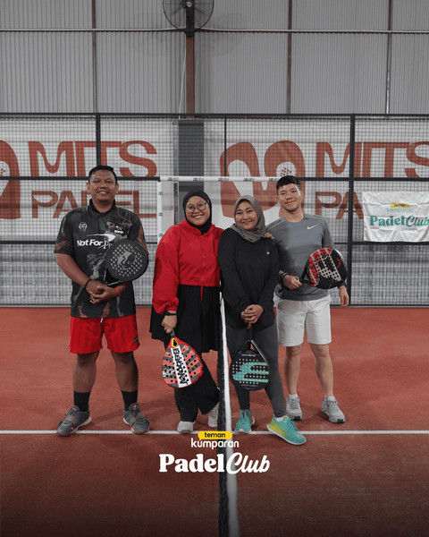 Keseruan Main Bareng teman kumparan Padel Club. Foto: kumparan