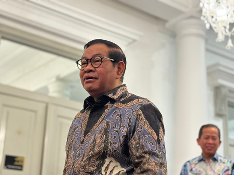 Gubernur DKI Jakarta Pramono Anung usai Forum Orientasi Penerima Baru Kartu Jakarta Mahasiswa Unggul (KJMU) Tahap II Tahun 2025 di Balai Kota Jakarta, Kamis (19/2). Foto: Amira Nada Fauziyyah/kumparan