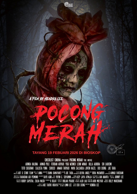 Poster film Pocong Merah. Foto: Dok. Istimewa