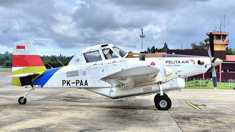Pesawat Pelita Air AT-802 PK-PAA, armada khusus pengantaran BBM Satu Harga ke wilayah perbatasan yang jatuh. Foto: Dok. Pelita Air