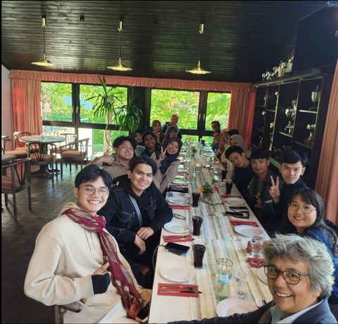 Mahasiswa Universitas Sriwijaya ketika kunjungan internasional ke Osnabrueck University of Applied Science, Jerman, dengan beasiswa DAAD. Foto: Dokumentasi pribadi