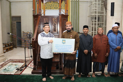 Kasatgas Percepatan Rehabilitas dan Rekonstruksi (PRR) Pascabencana Sumatera Tito Karnavian melakukan kunjungan ke Aceh Timur, Aceh, Jumat (20/2/2026).  Foto: Dok. Kemendagri