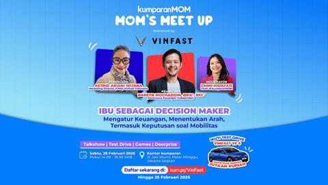 Mom's Meet UpFebruari 2026 bersama Vinfast. Foto: kumparan