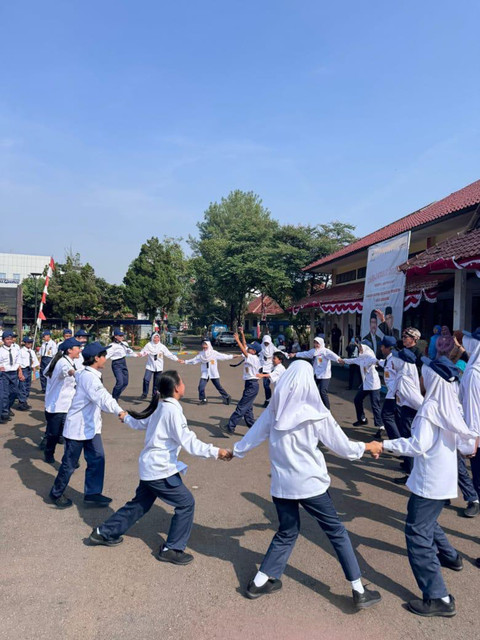 Aktivitas keseharian siswa Sekolah Rakyat Menengah Pertama (SRMP) 9 Kota Bandung di sekolah dan asrama. Foto: Dok. Humas SRMP 9 Bandung
