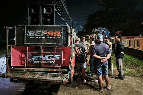 Polisi amankan mobil sound horeg yang ganggu masyarakat. Foto: Dok. Polres Kudus