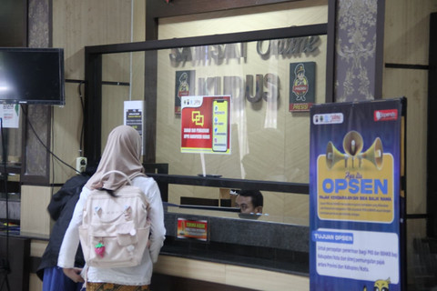 Samsat Kudus, Senin (23/2/2026). Foto: Vega Ma'arijil Ula/kumparan