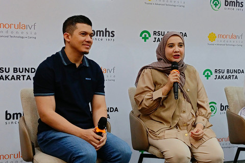 Konferensi Pers Kelahiran Anak Irwansyah dan Zaskia Sungkar di Kawasan Menteng, Jakarta Pusat. Foto: Aprilandika Pratama/kumparan