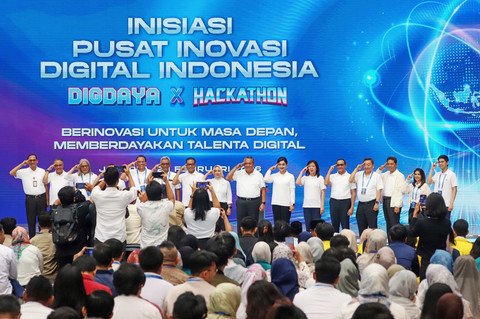 Gubernur Bank Indonesia, Perry Warjiyo memberikan kata sambutan dalam peresmian soft launching Pusat Inovasi Digital Indonesia (PIDI) di Kantor Bank Indonesia, Jakarta, Senin (23/2/2026). Foto: Iqbal Firdaus/kumparan