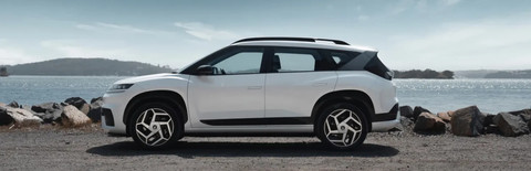 Mobil listrik Hyundai Elexio yang dikembangkan di China.  Foto: Hyundai