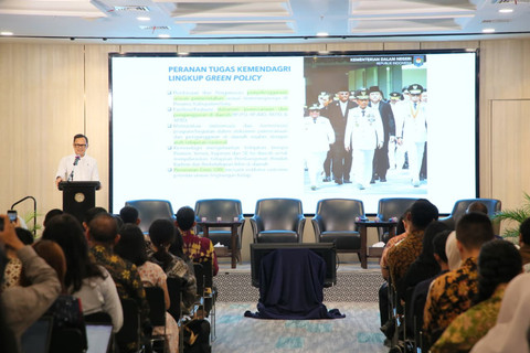 Wamendagri Bima Arya dalam acara Diseminasi Penelitian di Gedung Pakarti Center, Jakarta, Rabu (25/2/2026). Foto: Kemendagri RI