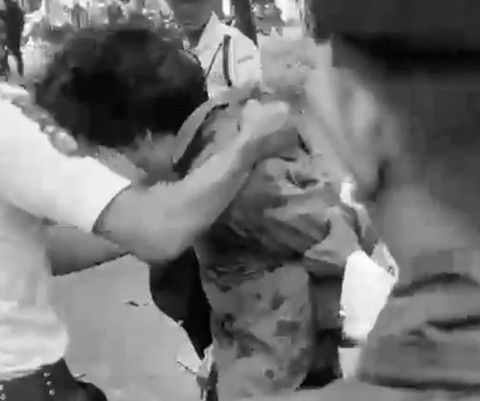 Momen mahasiswa UIN Suska Riau yang bacok mahasiswi ditangkap. Foto: Dok. Istimewa