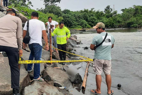 Heboh, warga temukan potongan kepala dan tubuh manusia di Pantai Ketewel, Bali, Kamis (26/2/2026). Foto: Dok. Polres Gianyar