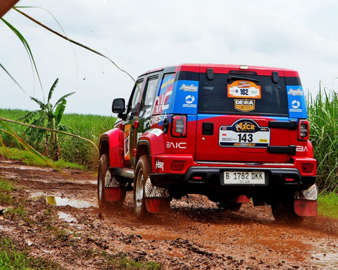 BAIC BJ40 di balapan IRRA. Foto: Dok. IRRA