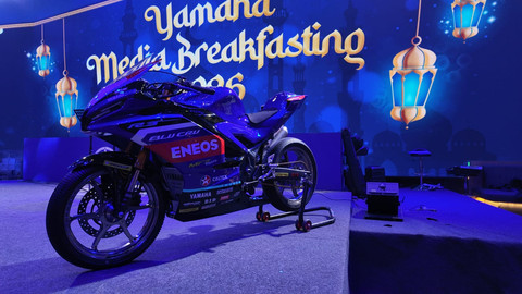 Motor balap Yamaha untuk musim 2026. Foto: Fitra Andrianto/kumparan