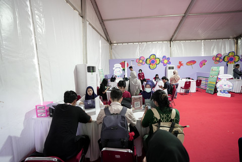 Suasana Cek Kesehatan Gratis saat Imlek Festival 2577 di Lapangan Banteng, Kamis, (26/2/2026). Foto: Dok. Bakom RI