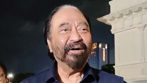 Ketum NasDem Surya Paloh mendatangi Istana Kepresidenan Jakarta, Selasa (3/3/2026). Foto: Jonathan Devin/kumparan