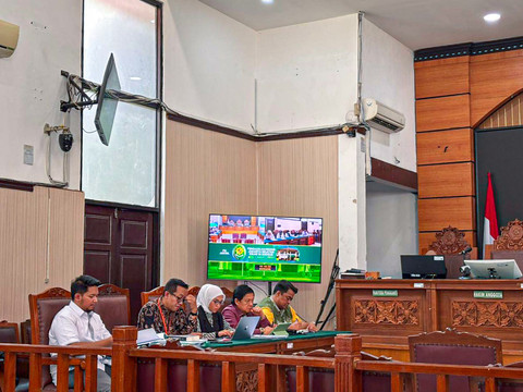 Suasana sidang praperadilan Gus Yaqut dalam agenda pembacaan jawaban oleh KPK di PN Jakarta Selatan, Rabu (4/3). Foto: Amira Nada Fauziyyah/kumparan