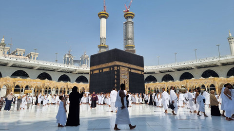 Suasana di Masjidil Haram, Makkah. Foto: Muhammad Iqbal/kumparan