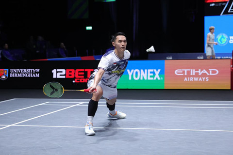 Jonatan Christie di All England 2026. Foto: Dok. PBSI