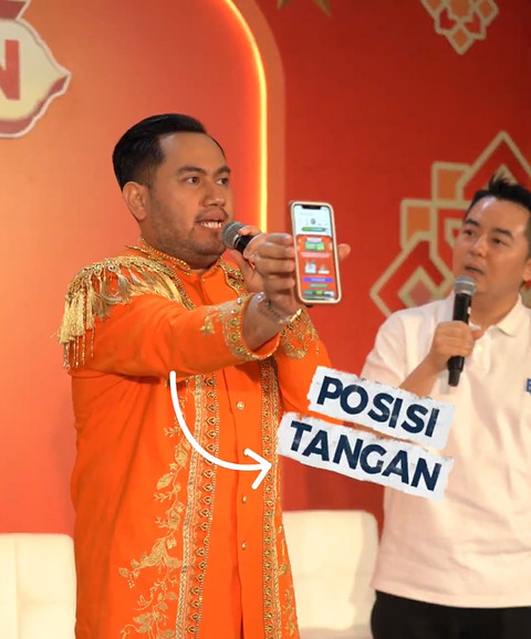 King Nassar bergoyang seru memainkan Goyang ShopeePay. Foto: dok. Istimewa