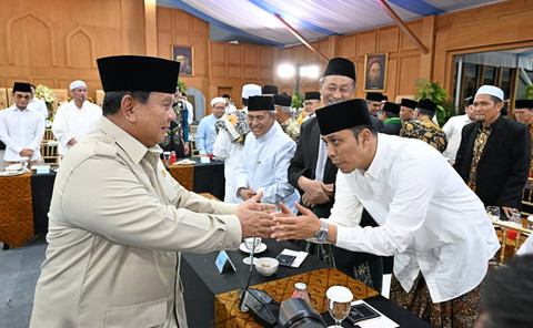 Presiden Republik Indonesia Prabowo Subianto menggelar buka puasa bersama dengan sejumlah ulama di Istana Negara, Jakarta Pusat, Kamis (5/3/2026). Foto: Dok. Muchlis Jr - Biro Pers Sekretariat Presiden