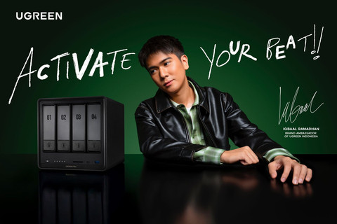 UGREEN memilih Iqbaal sebagai brand ambassador karena energi kreatifnya yang sejalan dengan tema kampanye "Activate Your Beat."