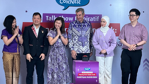 Sarihusada meluncurkan kampanye "Pejuang Berat Badan Anak" di momentum Hari Gizi Nasional 2026. Foto: Nabilla Fatiara/kumparan