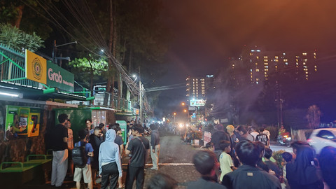 Kegiatan Runmadan di kawasan Kampus Unpar, Sabtu (7/3). Foto: Abisatya/kumparan