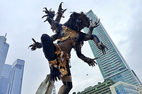 Gelaran Festival Pawai Ogoh-ogoh 2026 di Bundaran HI, Jakarta, Minggu (8/3). Foto: Nauval Pratama/kumparan