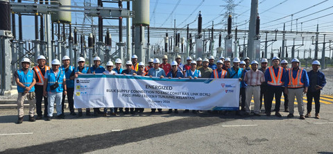 PLN Nusantara Power (PLN NP) melalui anak usahanya, PT PLN Nusantara Power Construction (PLN NPC) berhasil menyelesaikan 2 (dua) titik proyek elektrifikasi East Coast Rail Link (ECRL) di Malaysia, Sabtu (7/3/2026). Foto: PLN