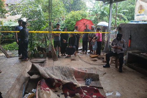 Lokasi penemuan mayat perempuan di Depok. Foto: Dok. Istimewa