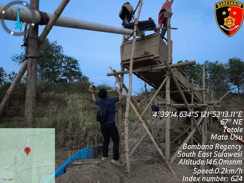 Ditipidter Bareskrim Polri menindak tambang emas ilegal dan mineral ilegal di Sulawesj Temggaran. Foto: Dok. Istimewa