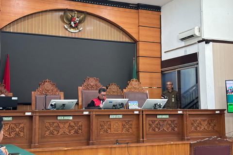 Suasana sidang putusan praperadilan Gus Yaqut di PN Jaksel, Rabu (11/3). Foto: Amira Nada/kumparan