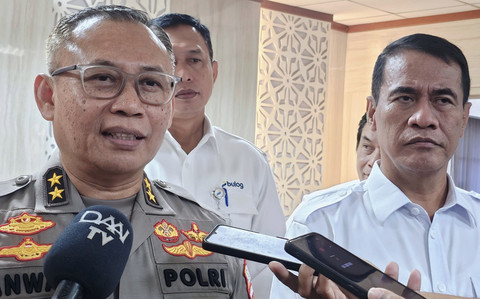 Asisten Sumber Daya Manusia (SDM) Polri Irjen Pol Anwar dan Menteri Pertanian Amran Sulaiman di Kantor Kementerian Pertanian (Kementan), Rabu (11/3). Foto: Widya/kumparan