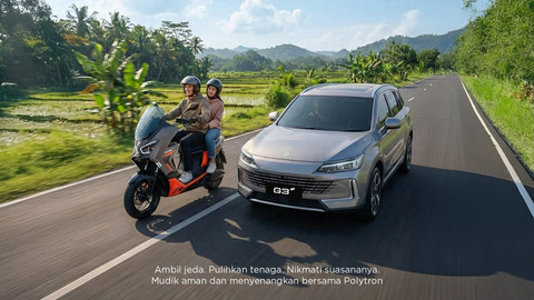 Posko Mudik Polytron - Mudik. Foto: Dok. Polytron